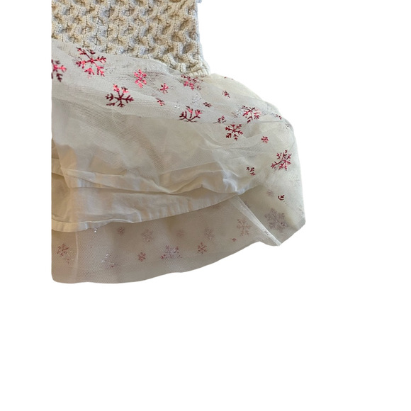 Hatley Metallic Snowflake Tulle Dress 9-12 months - Picture 3 of 7